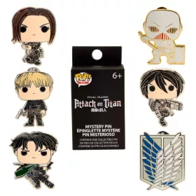   Attack on Titan Loungefly Enamel Pins Blind S4 Character Display (12)