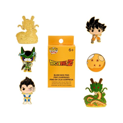 Dragon Ball Z by Loungefly Enamel Pins Blind Box Characters Display (12)