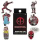 Marvel Loungefly Enamel Pins Blind Box Assortment Deadpool (12)