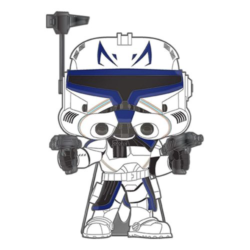 Star Wars Clone Wars Loungefly POP! Zománc Kitűző Captain Rex (Glow-in-the-Dark) 10 cm