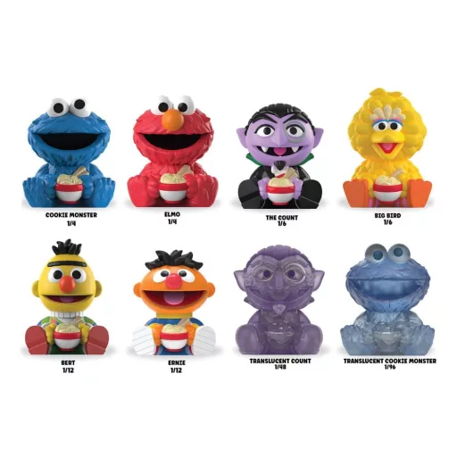 Sesame Street Rokimoto Cup of Fun Blind Box Figures 10 cm Wave 1 Display (12)