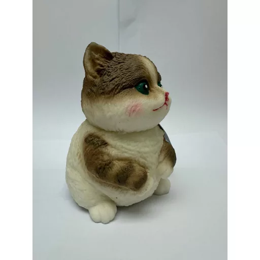 Fun Maker Squishy Fidget Toy Dark Brown Cat 11 cm