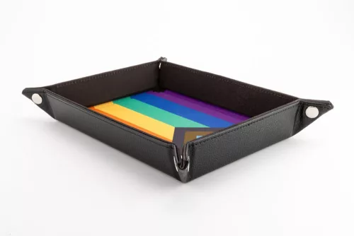 FanRoll Folding Dice Tray Pride Rainbow Flag