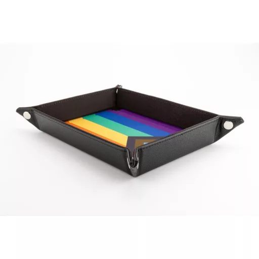 FanRoll Folding Dice Tray Pride Rainbow Flag