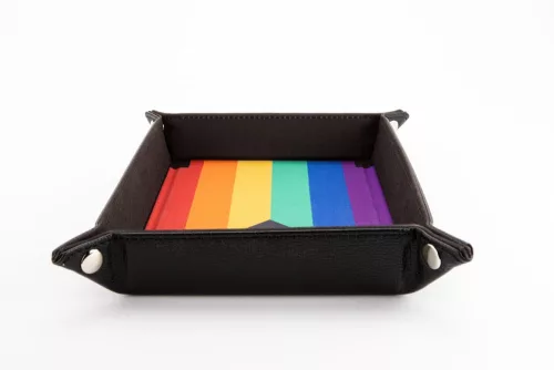 FanRoll Folding Dice Tray Pride Rainbow Flag