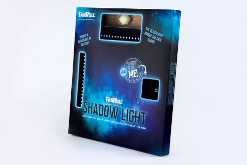 FanRoll Shadowlight Folding Blacklight Dice Tray Black