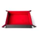 FanRoll Folding Dice Tray Velvet Red