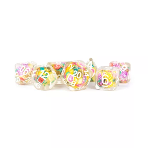 FanRoll  Dice Set Fruit (7)