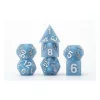 FanRoll Sharp Edge Silicone Dice Set Volcanic Soot (7)
