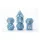 FanRoll Sharp Edge Silicone Dice Set Volcanic Soot (7)