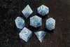 FanRoll Sharp Edge Silicone Dice Set Volcanic Soot (7)