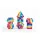FanRoll Sharp Edge Silicone Dice Set Rainbow (7)