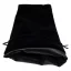 FanRoll Dice Bag Velvet Black with Black Satin Large