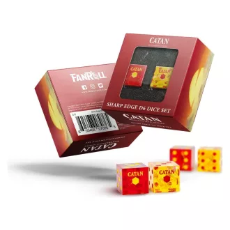 Catan Dice Set D6 Sharp Edge Resin