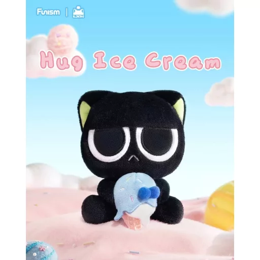 Luo Xiaohei Hug Series Plush Keyring Blind Box Display (6)