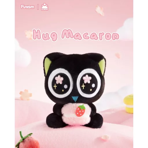 Luo Xiaohei Hug Series Plush Keyring Blind Box Display (6)