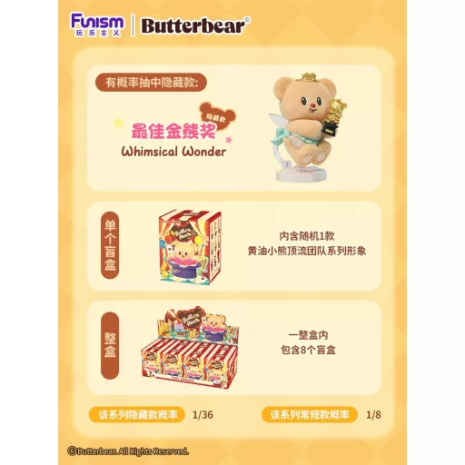 Butterbear Mini Figures Adorable Influencer 7 cm Display (8)