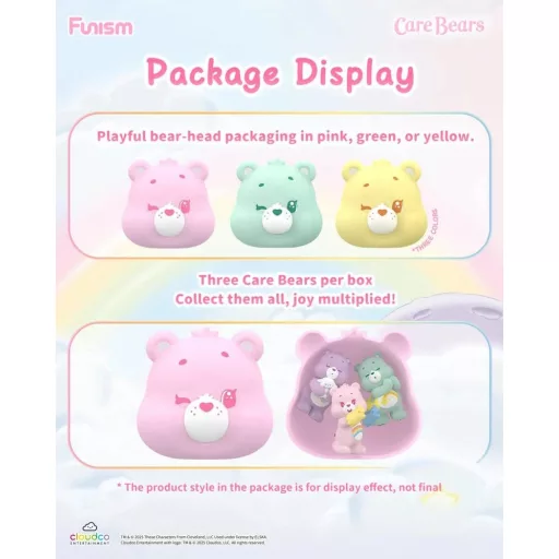 Care Bears Blind Box Mini Figures Little Things Cubby Face Series 5 cm Display (6)