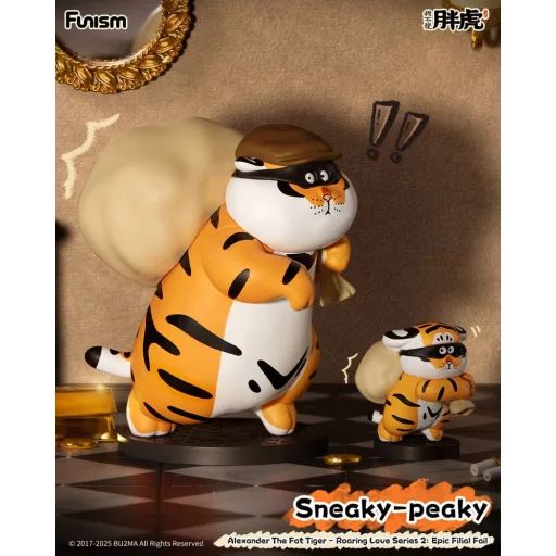 Alexander The Fat Tiger Mini Figures Roaring Love Series 2: Epic Filial Fabil7 cm Display (8)