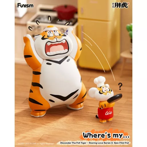 Alexander The Fat Tiger Mini Figures Roaring Love Series 2: Epic Filial Fabil7 cm Display (8)