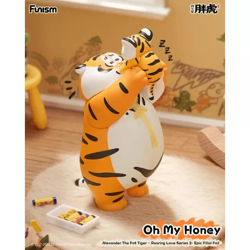 Alexander The Fat Tiger Mini Figures Roaring Love Series 2: Epic Filial Fabil7 cm Display (8)