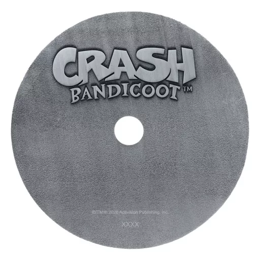 Crash Bandicoot Replica Metal CD-ROM Collectible Limited Edition 11 cm