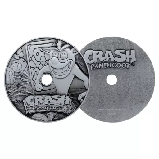 Crash Bandicoot Replica Metal CD-ROM Collectible Limited Edition 11 cm