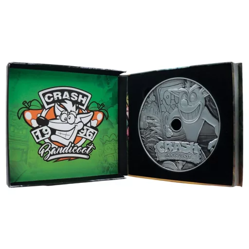 Crash Bandicoot Replica Metal CD-ROM Collectible Limited Edition 11 cm