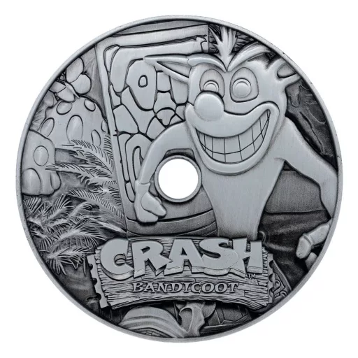 Crash Bandicoot Replica Metal CD-ROM Collectible Limited Edition 11 cm
