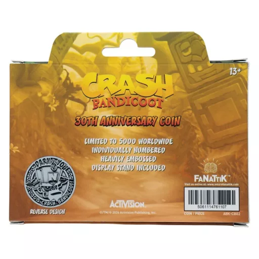 Crash Bandicoot Collectable Coin Presentation Limited Edition