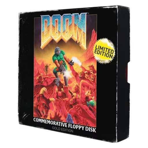 Doom Replik Floppy Disk Gold Plated Limited Edition