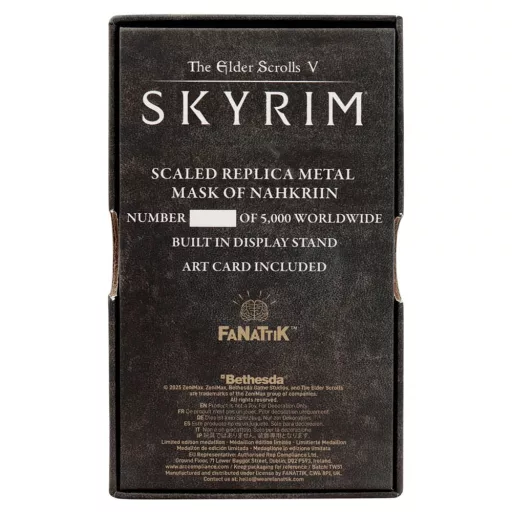 The Elder Scrolls V Replica Skyrim Nahkriin Dragon Priest Mask Limited Edition
