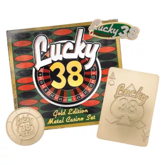   Fallout: New Vegas Replica Lucky 38 Imitation Gold Casino Set Limited Edition