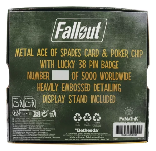 Fallout: New Vegas Replica Lucky 38 Imitation Gold Casino Set Limited Edition