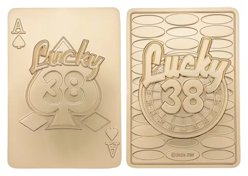 Fallout: New Vegas Replica Lucky 38 Imitation Gold Casino Set Limited Edition