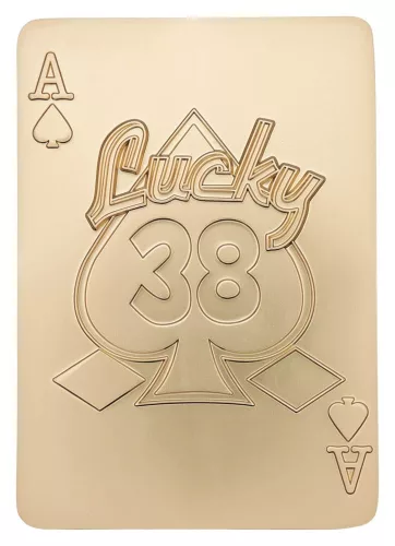 Fallout: New Vegas Replica Lucky 38 Imitation Gold Casino Set Limited Edition