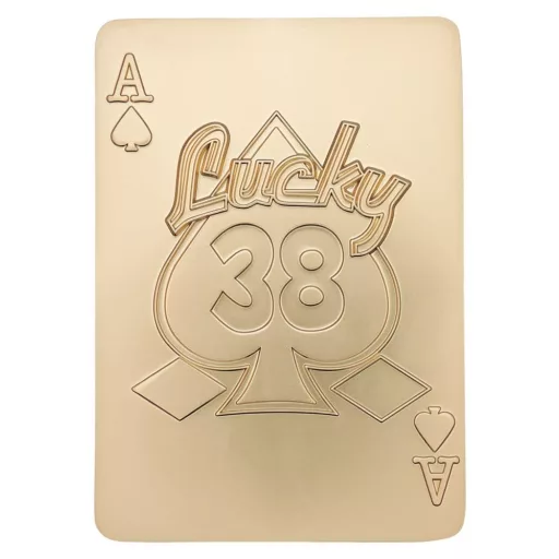 Fallout: New Vegas Replica Lucky 38 Imitation Gold Casino Set Limited Edition