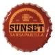 Fallout Tin Sign Sunset Sarsaparilla Bottle Cap