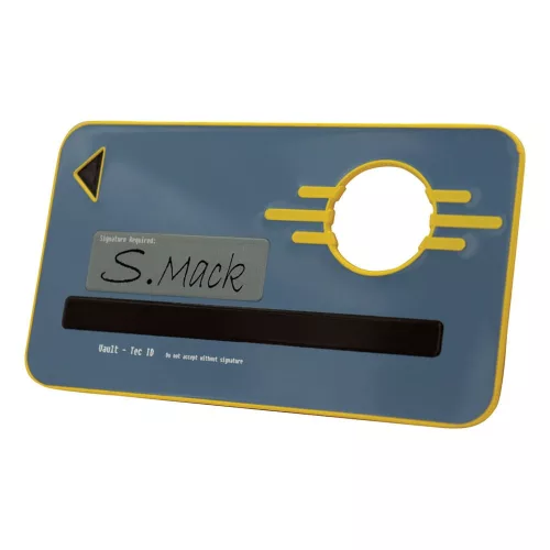 Fallout 3 Replica Vault 101 Security Keycard Limited Edition