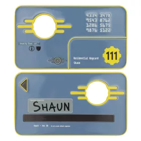   Fallout Replica Security Keycard Vault 111 Limited Edition 11 cm