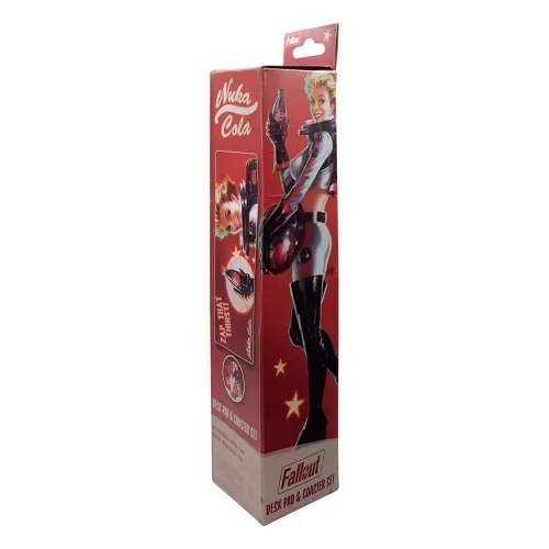 Fallout Desk Pad & Coaster Set Nuka-Cola