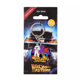 Back to the Future Metal Keychain Marty & Doc