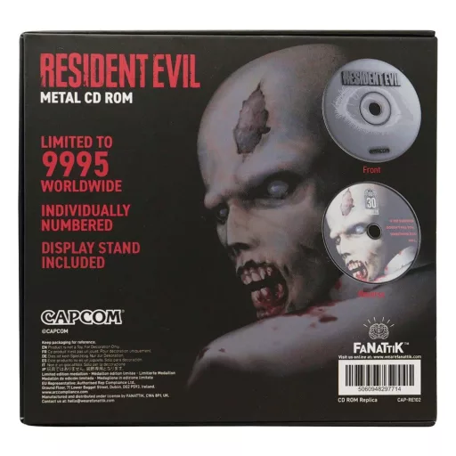 Resident Evil Replica CD-ROM 30th Anniversary Limited Edition 11 cm