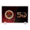 Dungeons & Dragons Collectable Coin 50th Anniversary with Colour Print 24k Gold Plated Edition 4 cm