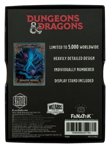 Dungeons & Dragons Ingot Monster Manual Alternate Cover Limited Edition