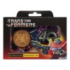 Transformers Collectable Coin 40th Anniversary 24k Gold Plated Edition 4 cm