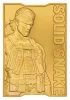Metal Gear Solid 2 Ingot Snake 24k Gold Plated Limited Edition