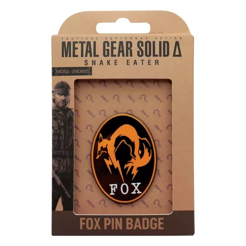 Metal Gear Solid Delta Pin Badge Fox Limited Edition