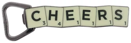 Scrabble Bottle Opener Magnetic Cheers