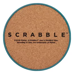Scrabble Coaster 4-Pack Printed Metal